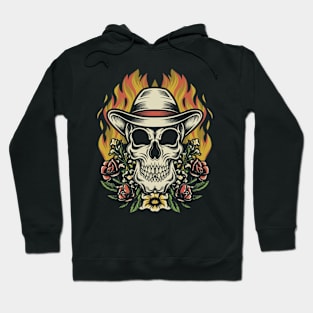 Blazing Legacy Tattoo - Vintage Fire Icon Hoodie